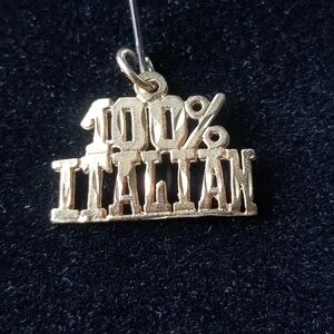 Vintage 1980's 14Kt Gold 100% Italian Pendant